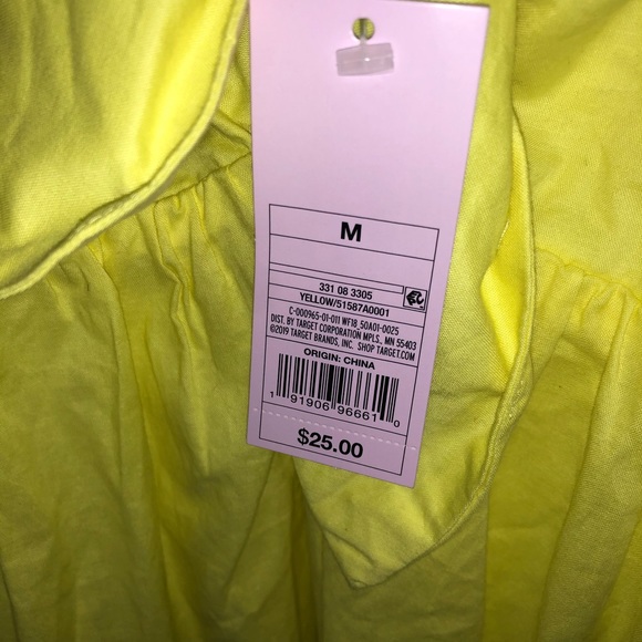 Yellow spring dress - Picture 2 of 2